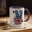 4th of July Mug - America Peace Sign