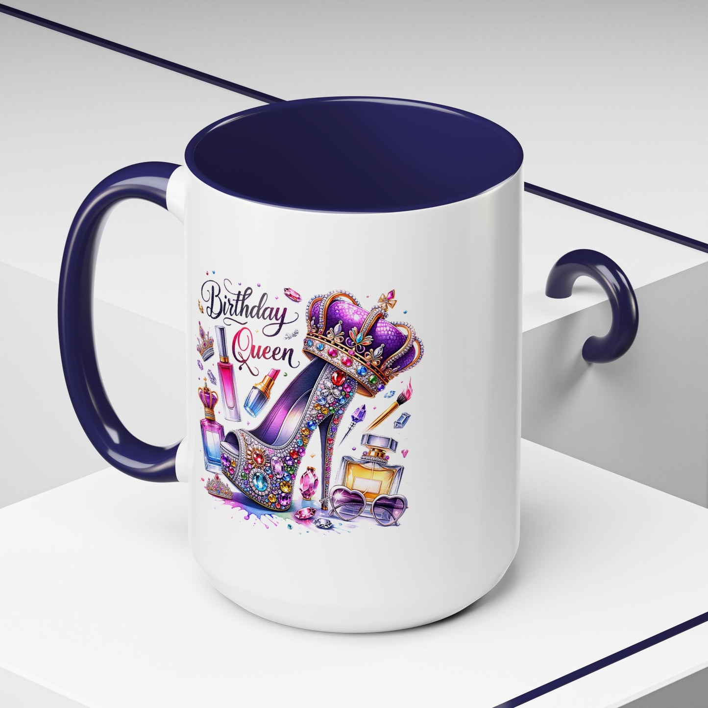Birthday Mug - Birthday Queen Glitter