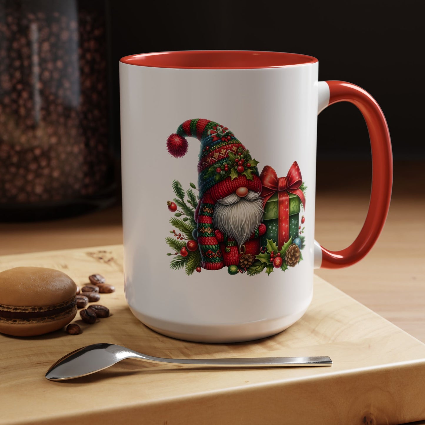 Christmas Mug - Gnome and Present