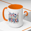 4th of July Mug - Floral America Patriotic