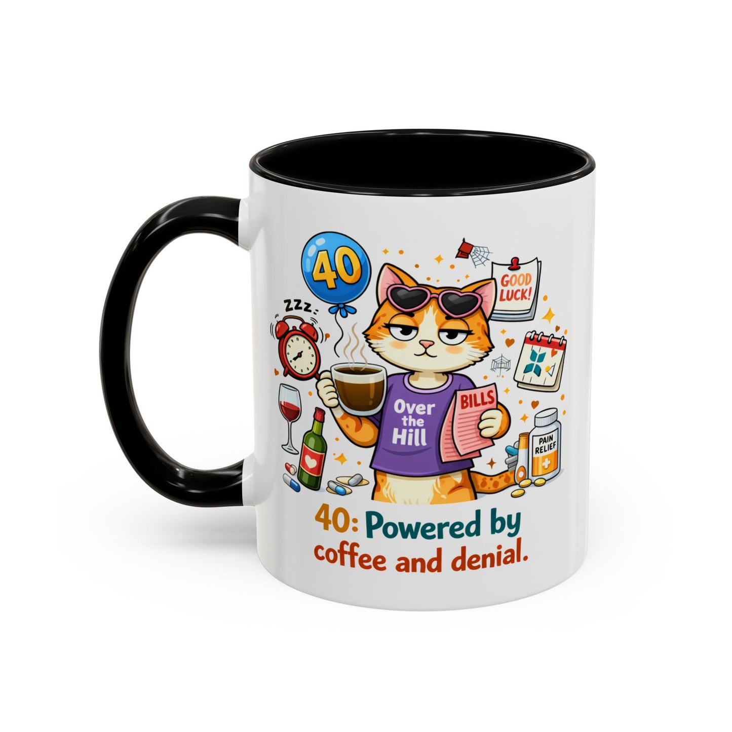 Birthday Mug - 40 Powered By