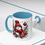 Christmas Mug - Burgundy Snowman