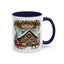 Christmas Mug - Reindeer Barn Sleigh Reindeer