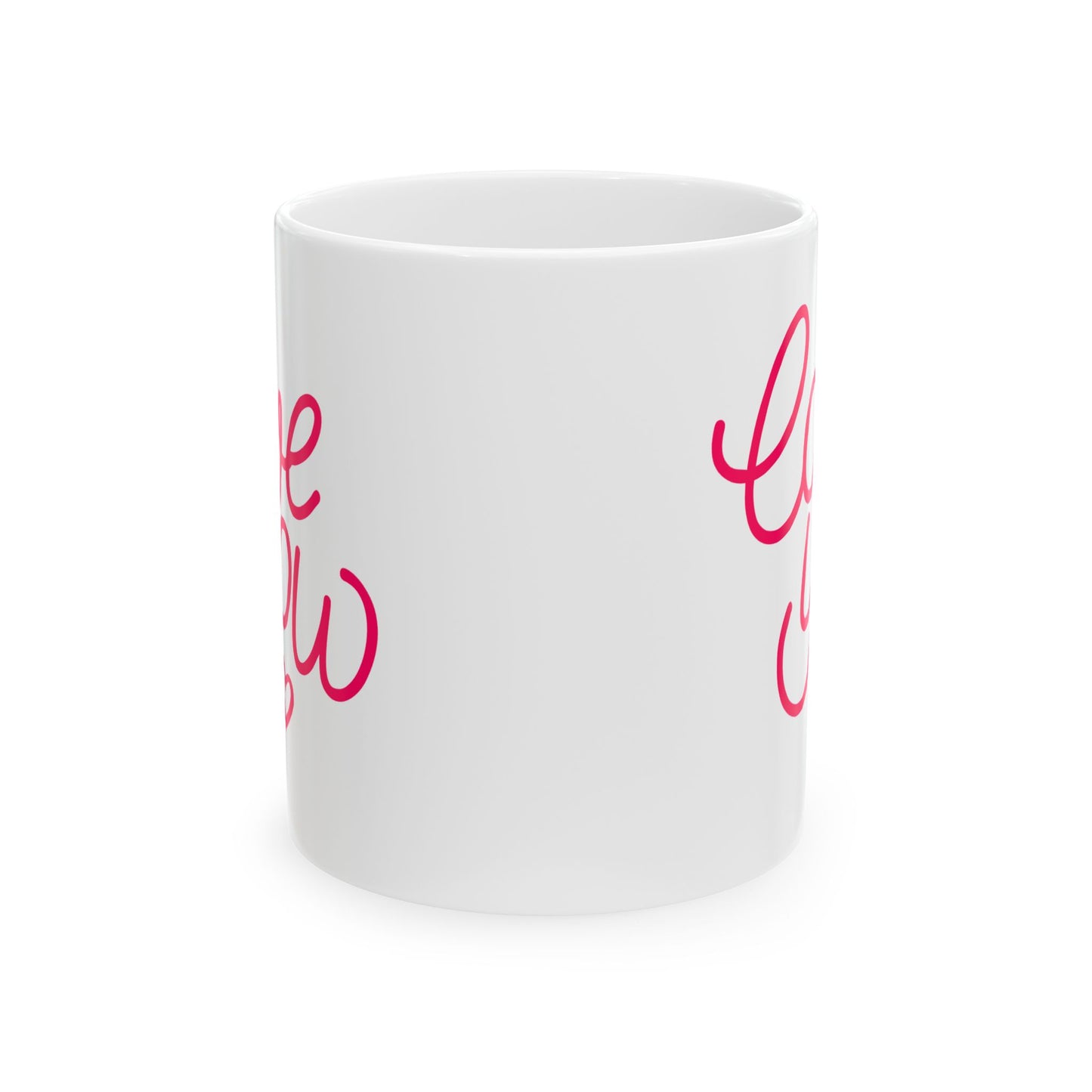 Valentine's Day Mug - Love You Hand Lettering