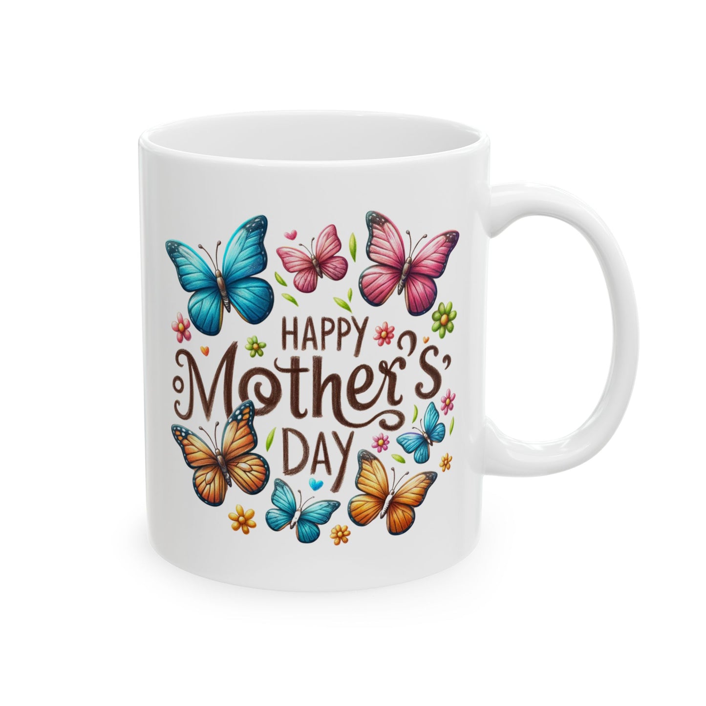 Mother's Day Mug - Happy Mother's Day Butterflies