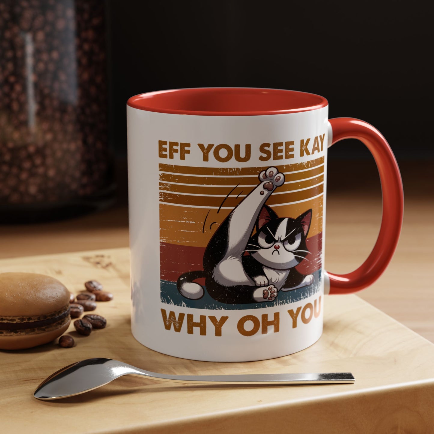 Adult Mug - Eff You See Kay Why Oh You Cat