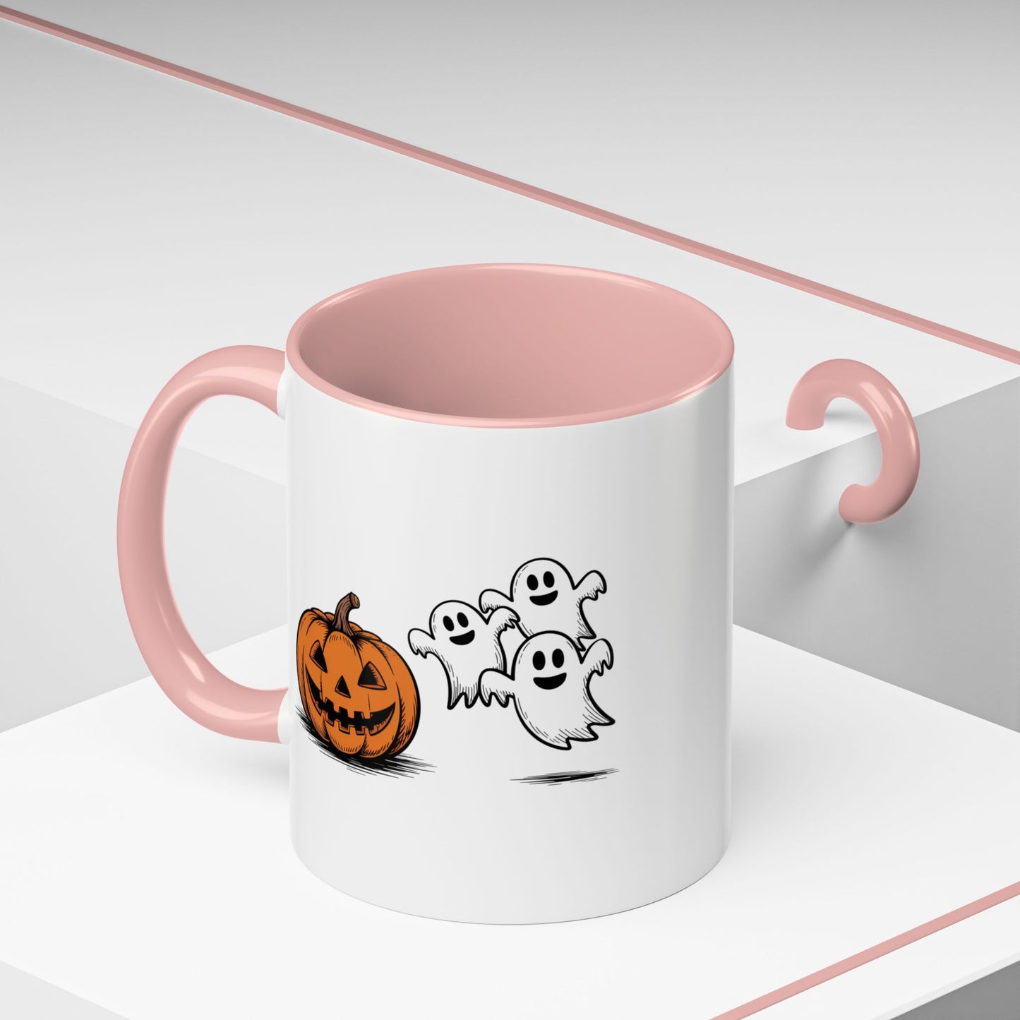 Halloween Mug - Pumpkin & Ghosts