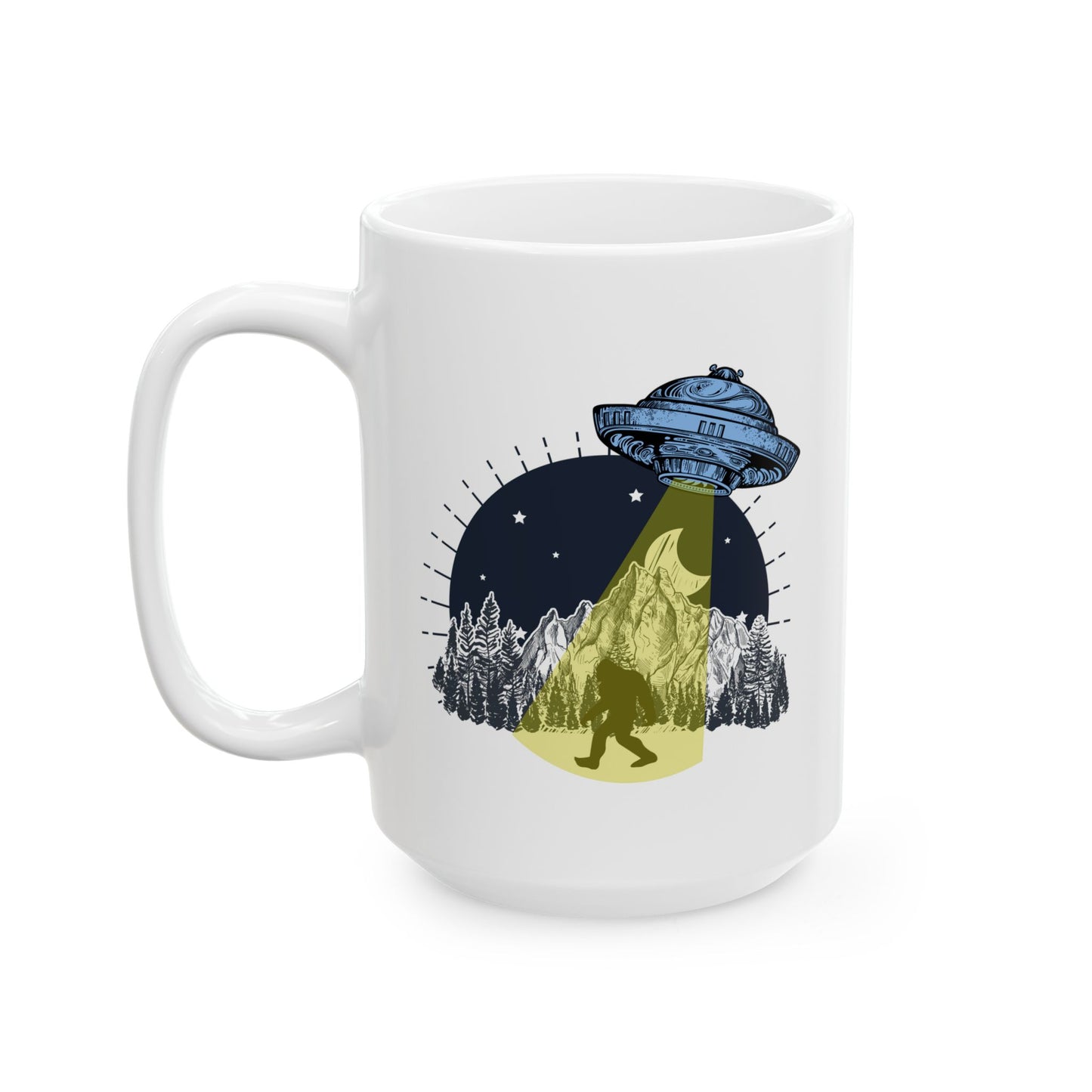 Alien Mug - Bigfoot Ufo