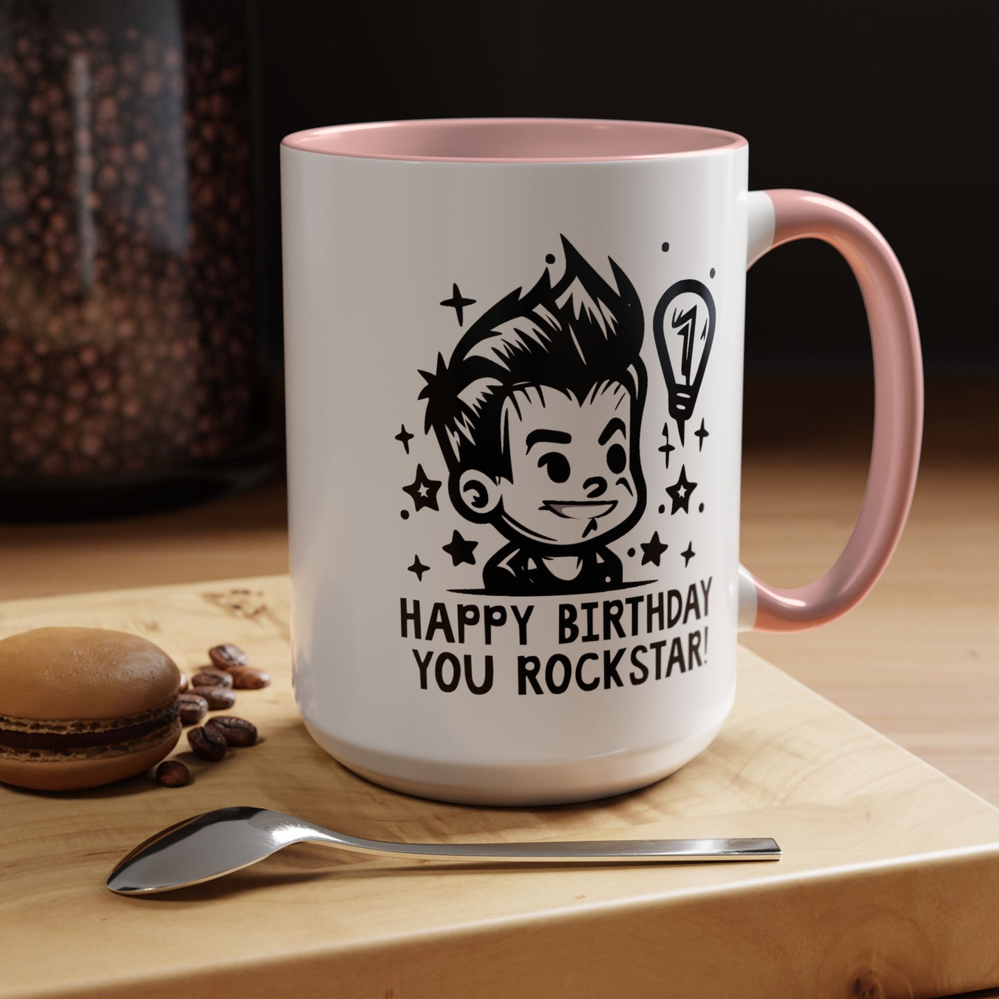 Birthday Mug - You Rockstar!