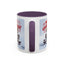 Christmas Mug - Merry Christmas Red Text Puppy Green Top 2