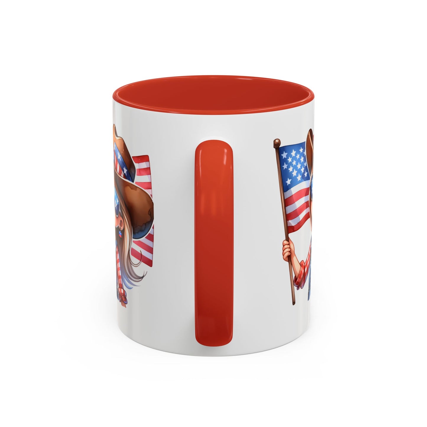 4th of July - Cowgirl Flag