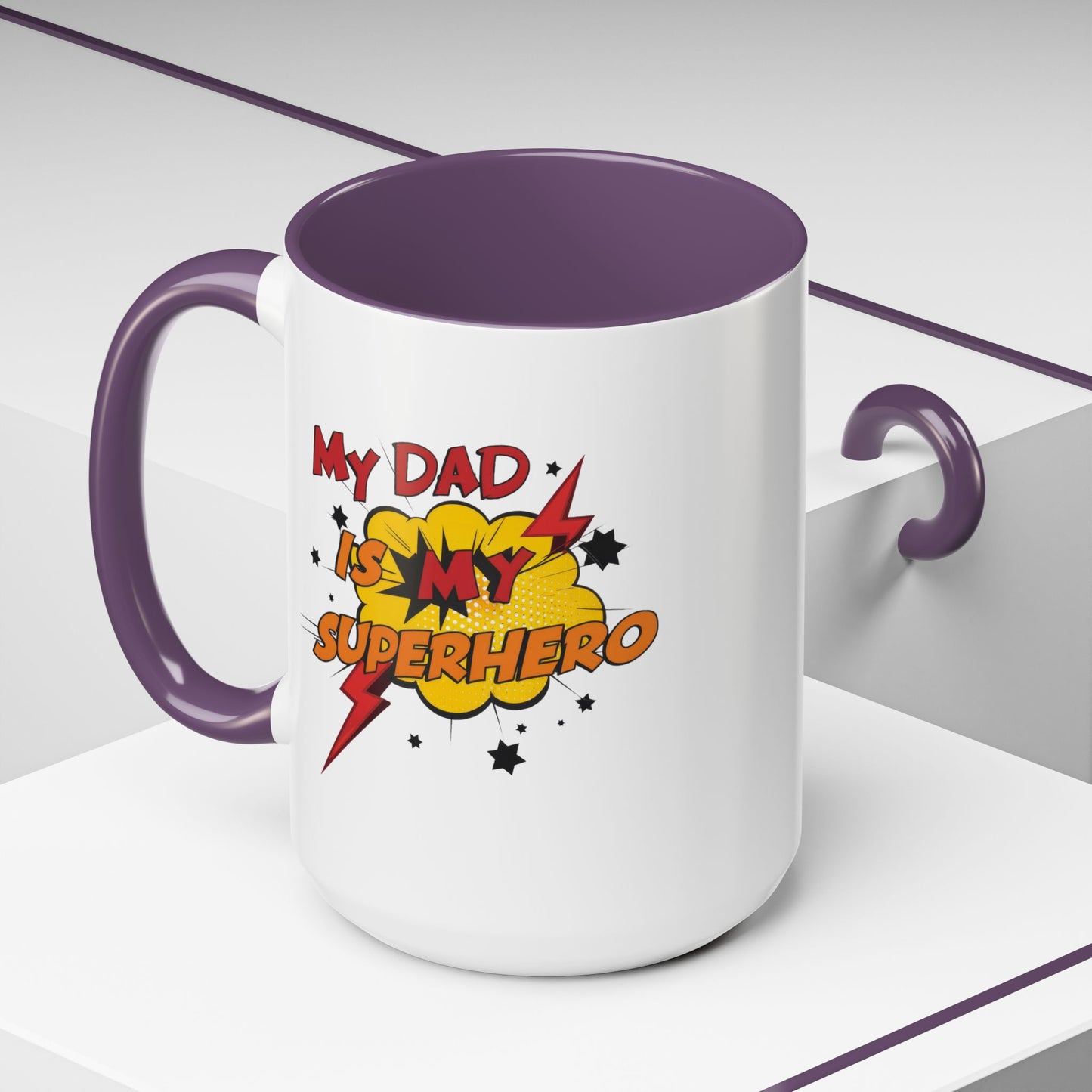 Father's Day Mug - My Dad Superhero