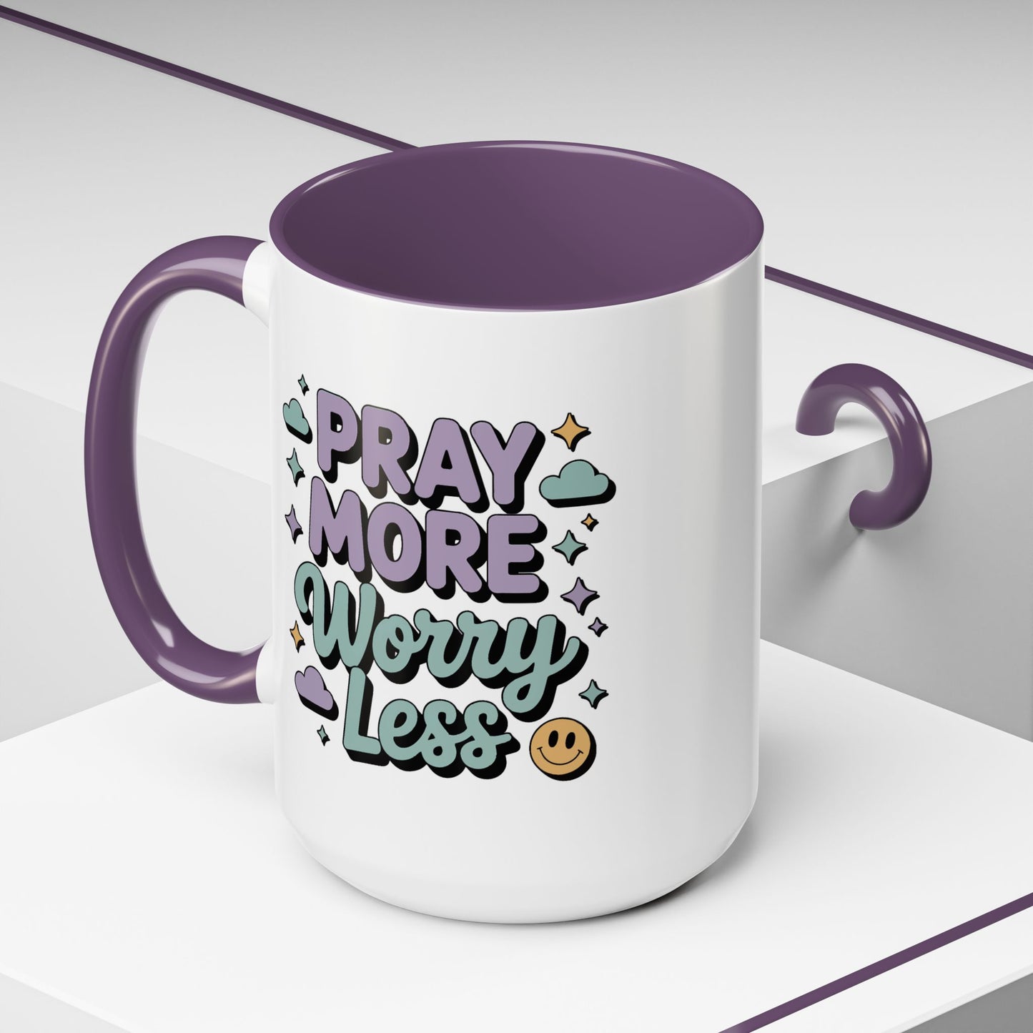 Motivation Mug - Pray More Worry Less
