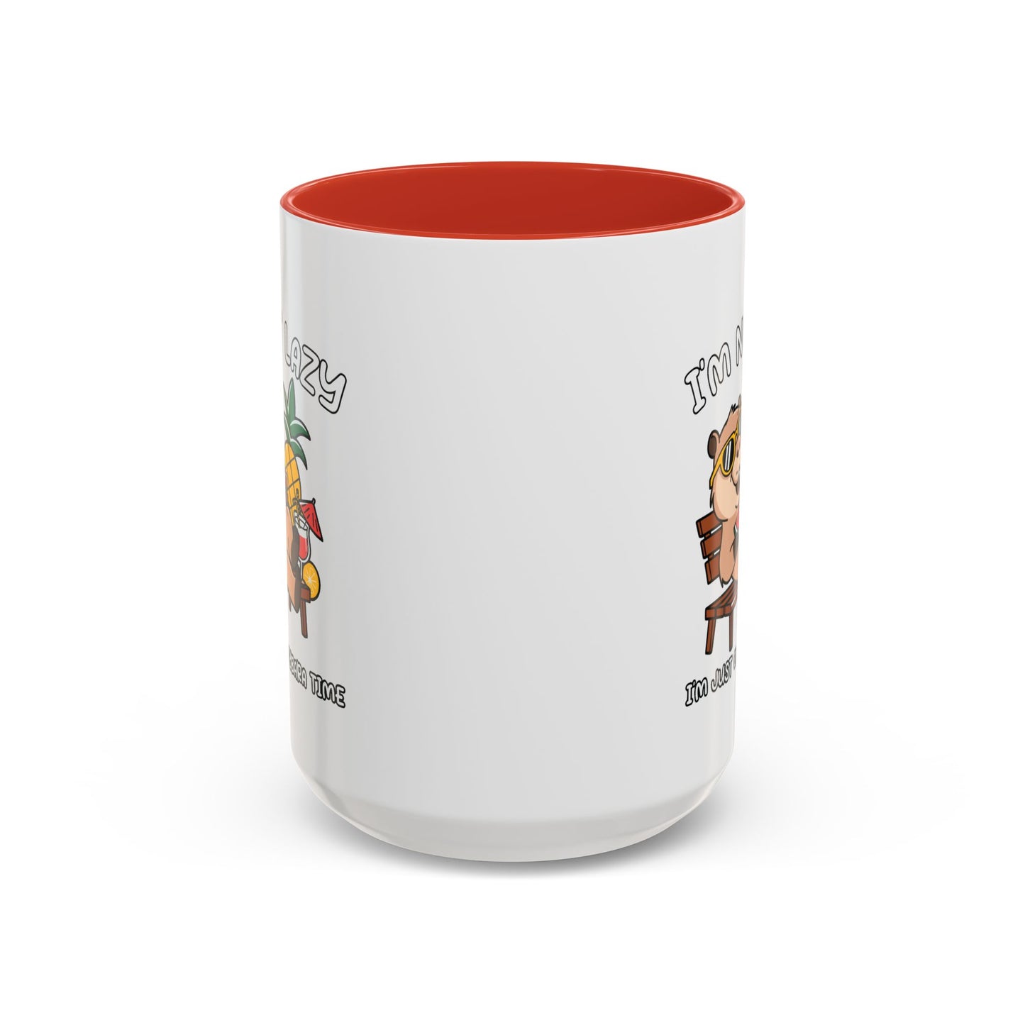 Humor Mug - I'm Not Lazy Capybara
