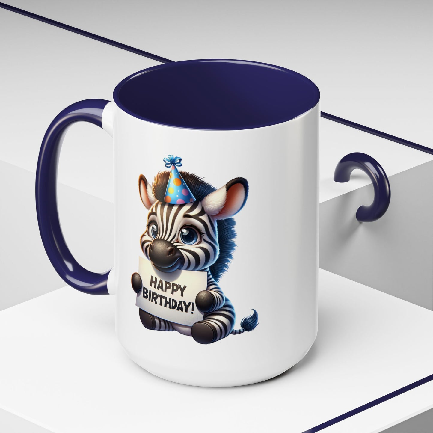 Birthday Mug - Zebra Clipart