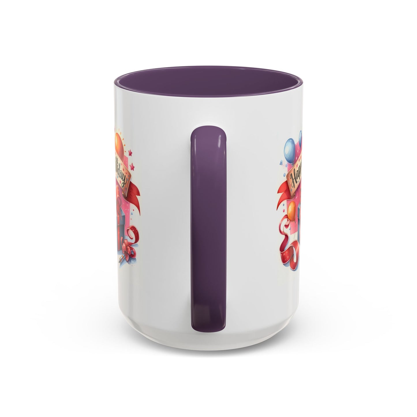 Birthday Mug - Present Pen Balloons