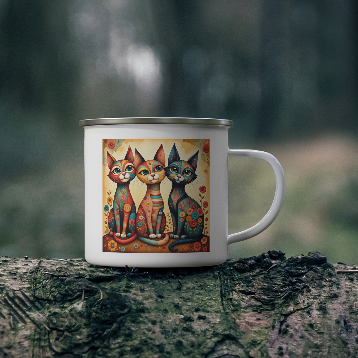 Animal Mug - Whimsical Cats 4