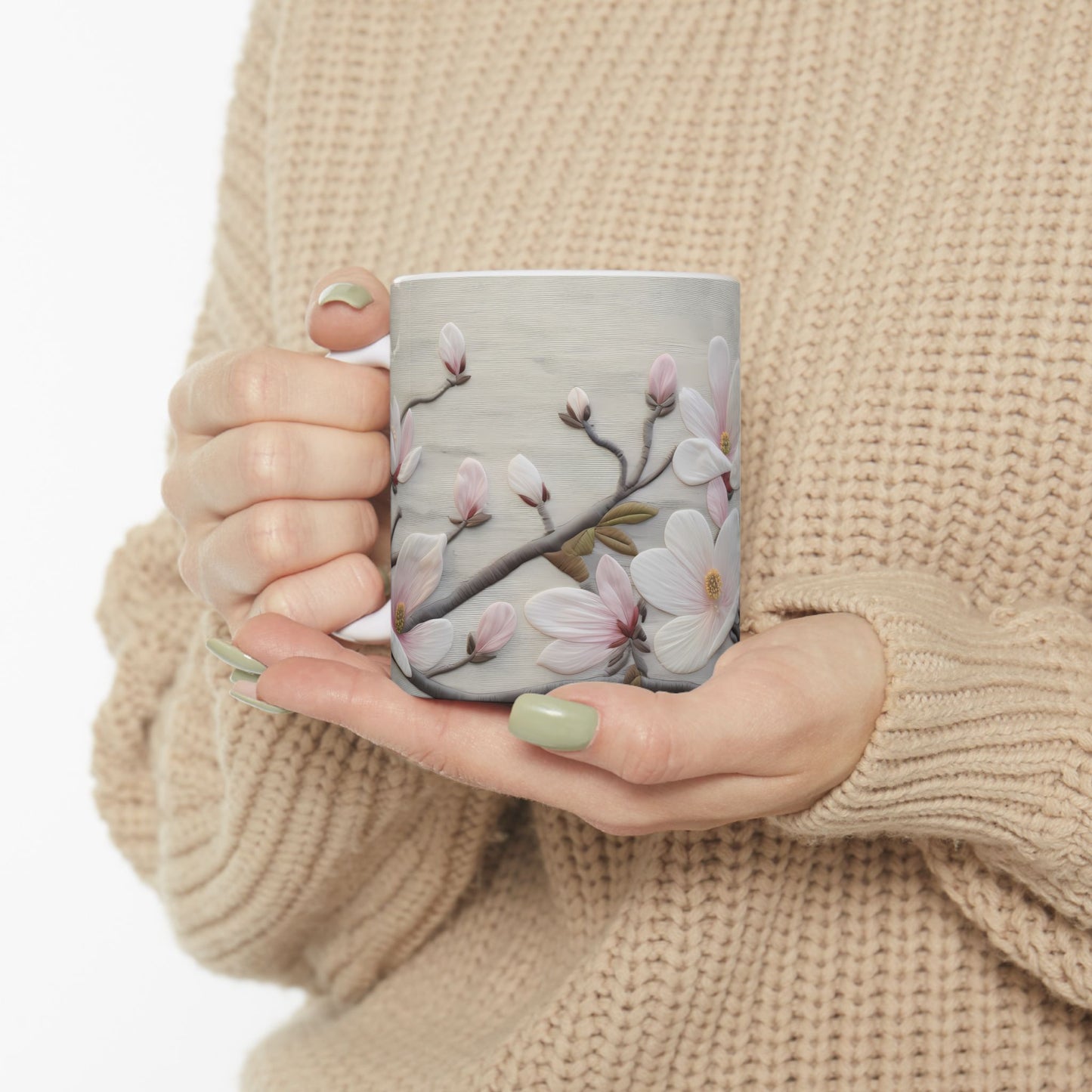 Artistic Mug - Felted Flower 2