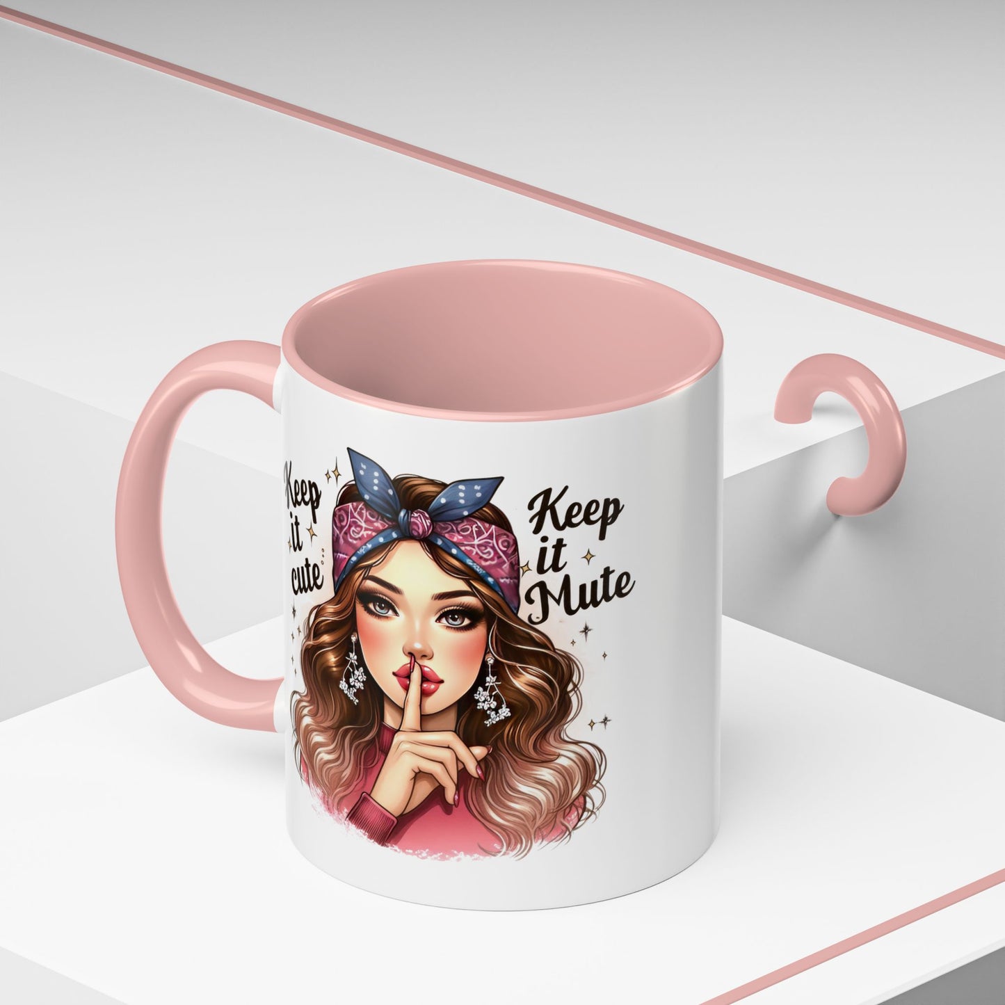 Humor Mug - Keep It Cute Keep It Mute