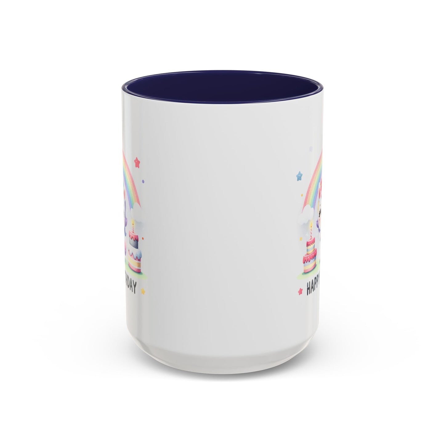 Birthday Mug -  Unicorn With Cakes