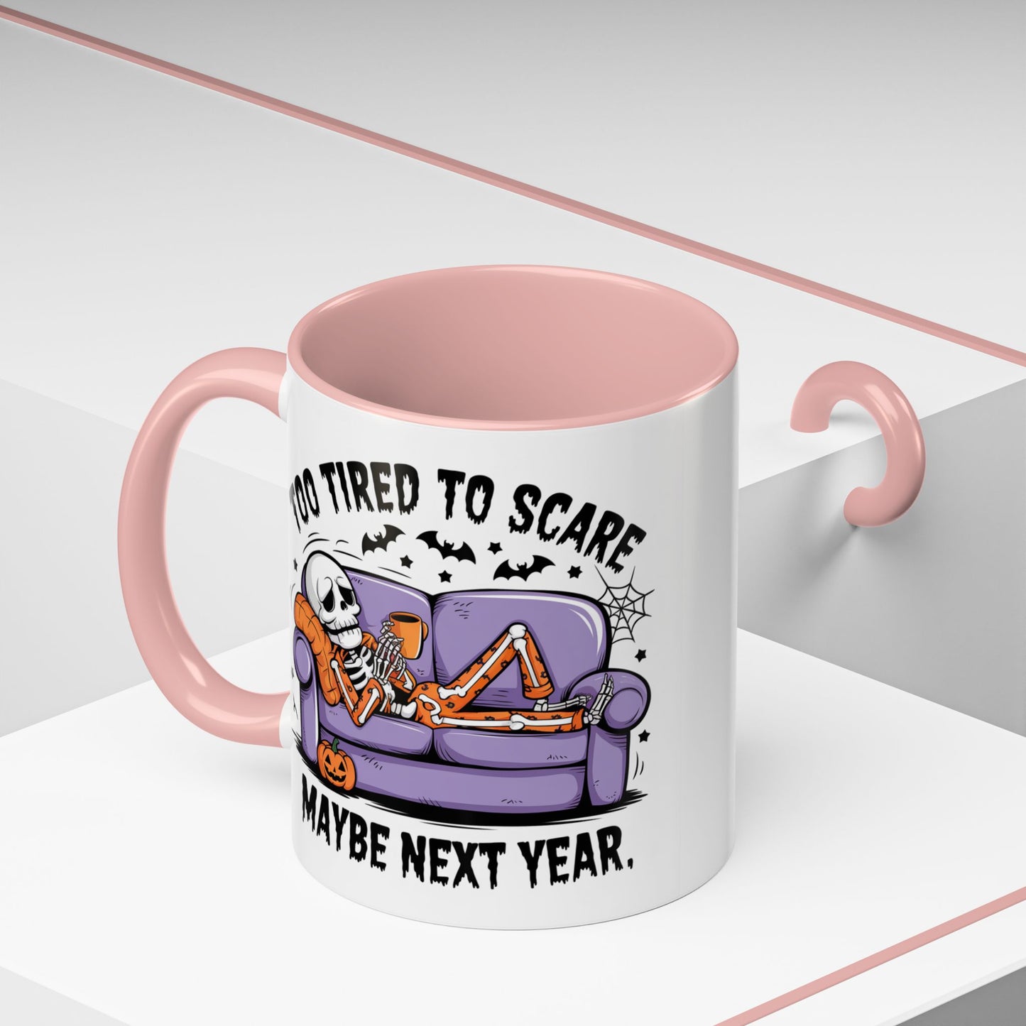 Halloween Mug - Too Tired To Scare