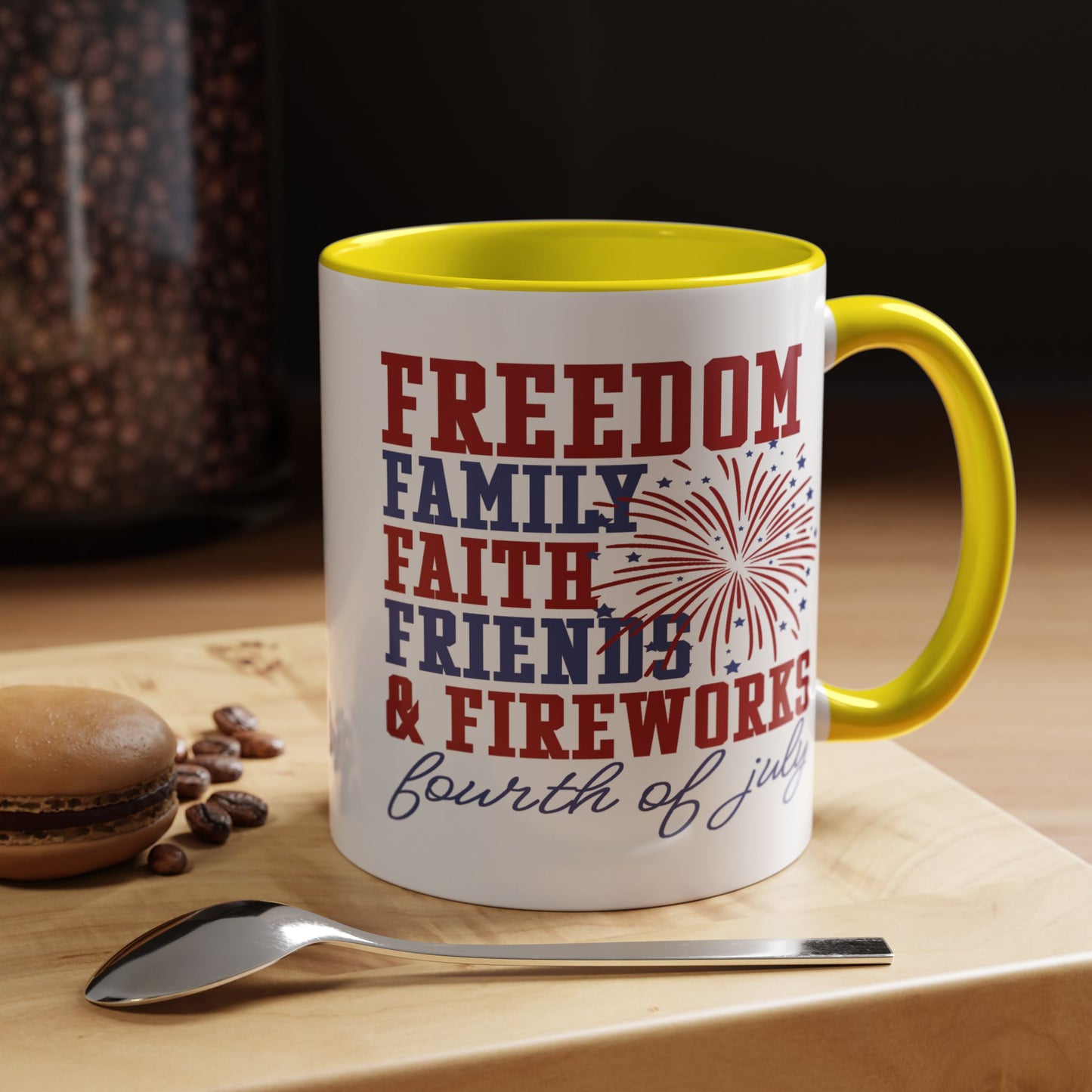 4th of July Mug - Freedom Family Faith