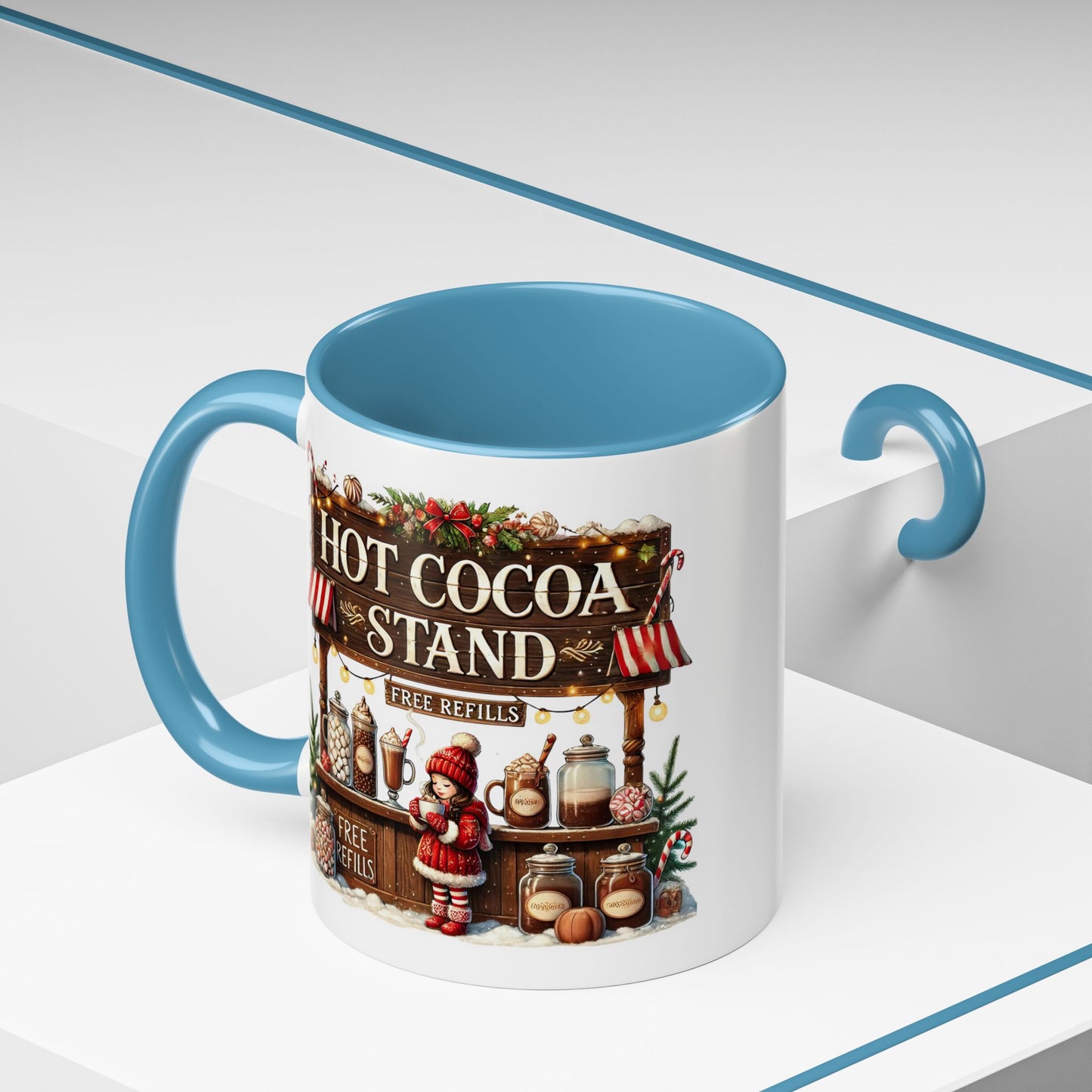 Christmas Mug - Hot Cocoa Stand Free Refills