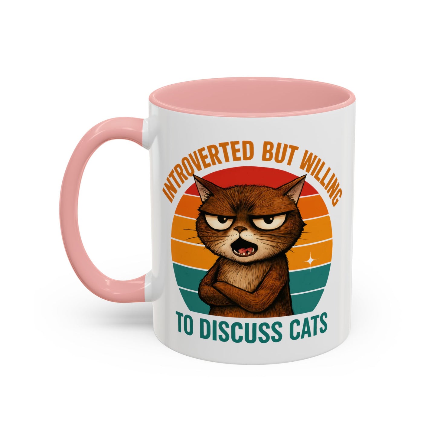 Animal Mug - Introverted But Willing To Discuss Cats