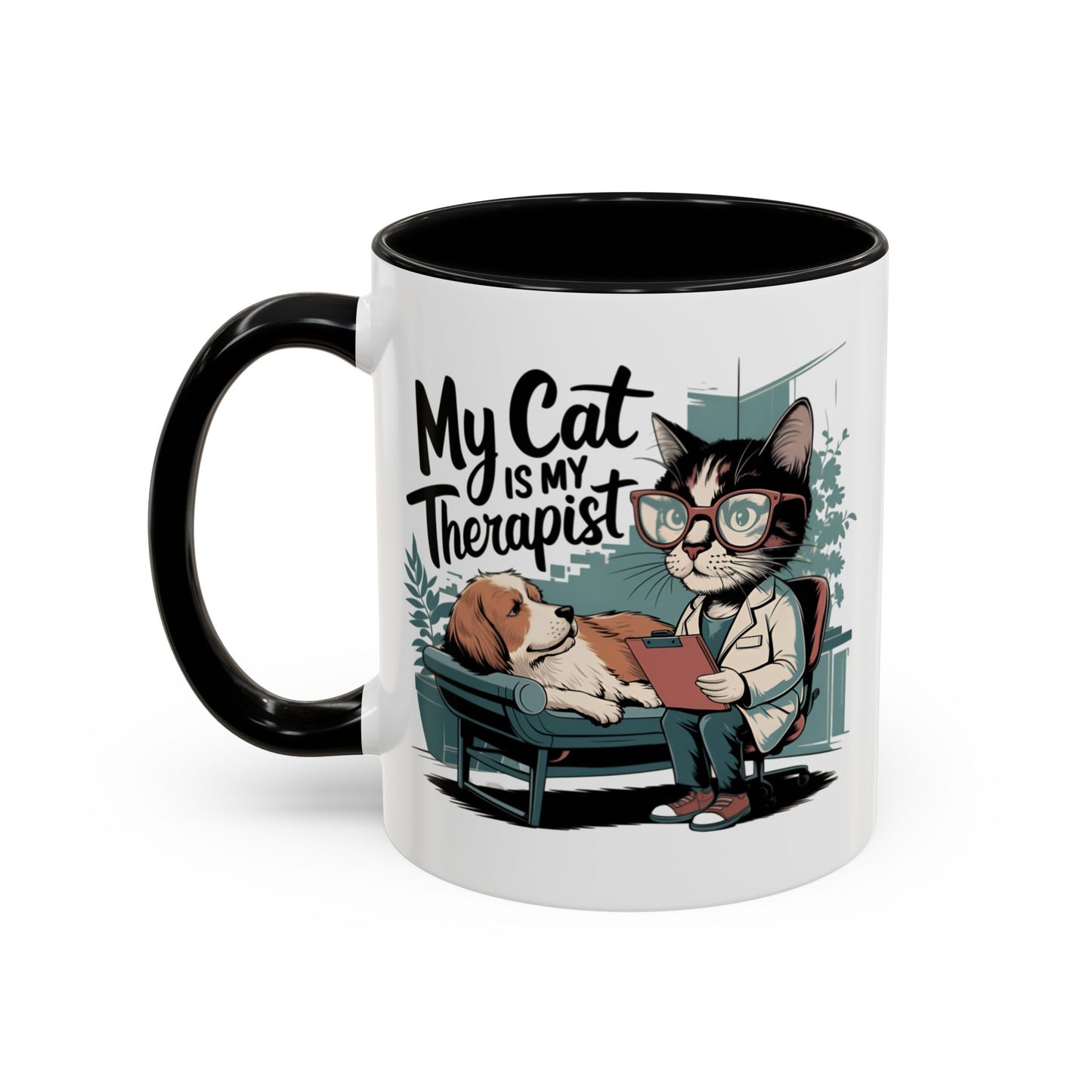 Animal Mug - My Cat Is My Therapist