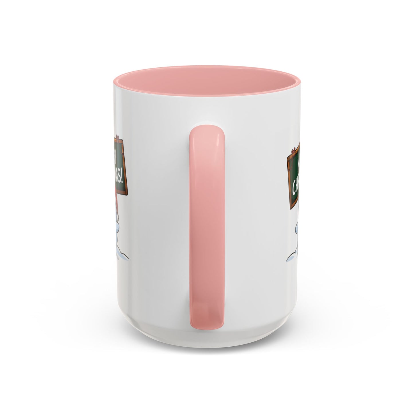 Christmas Mug - Merry Christmas White Text Seal Pup