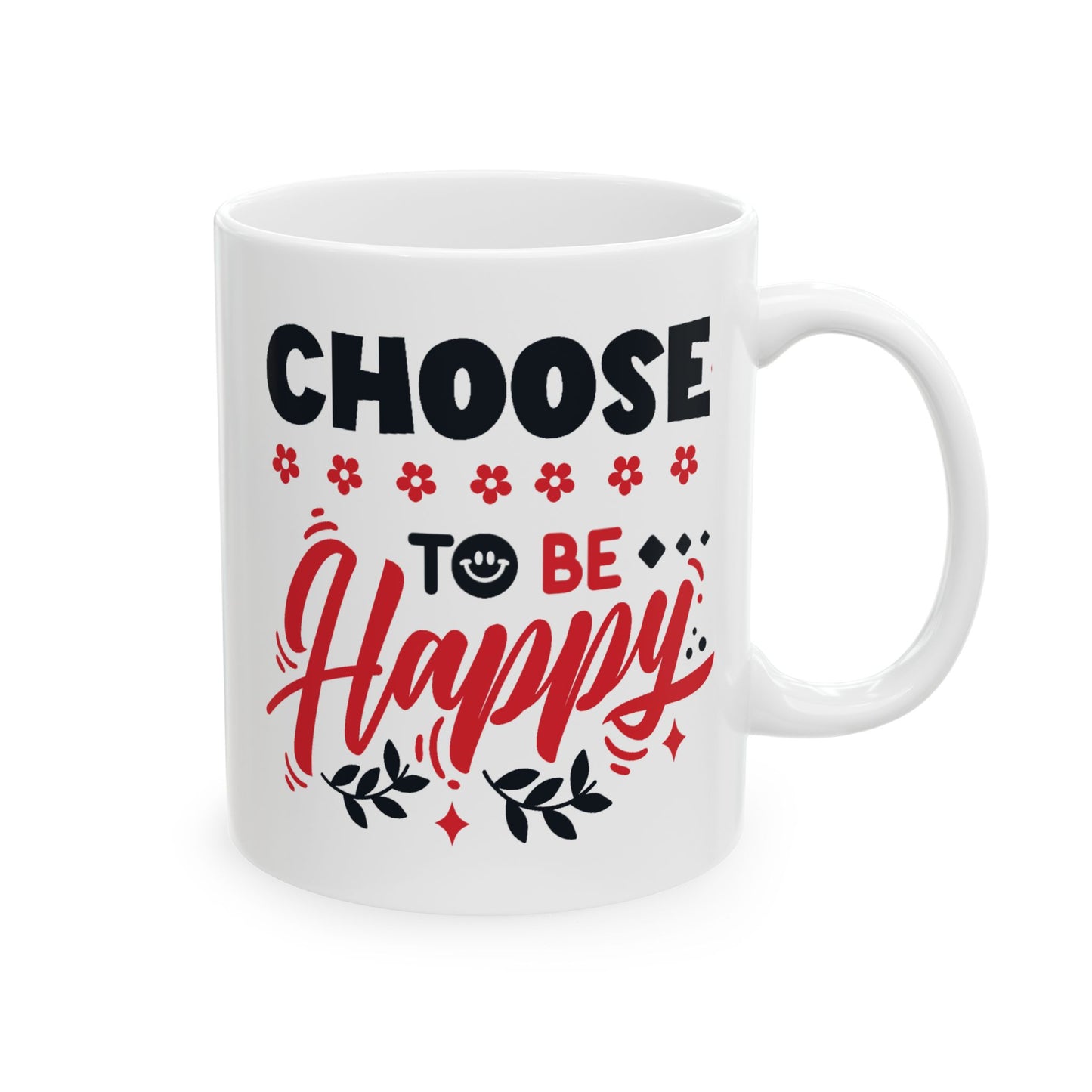 Wellness Mug - Choose To Be Happy Smiley