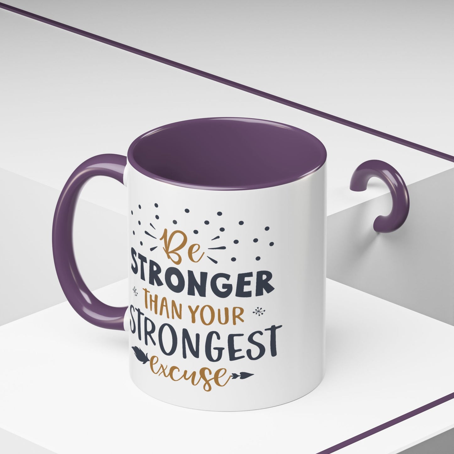 Motivational Mug - Be Stronger Than Your Strongest Excuse