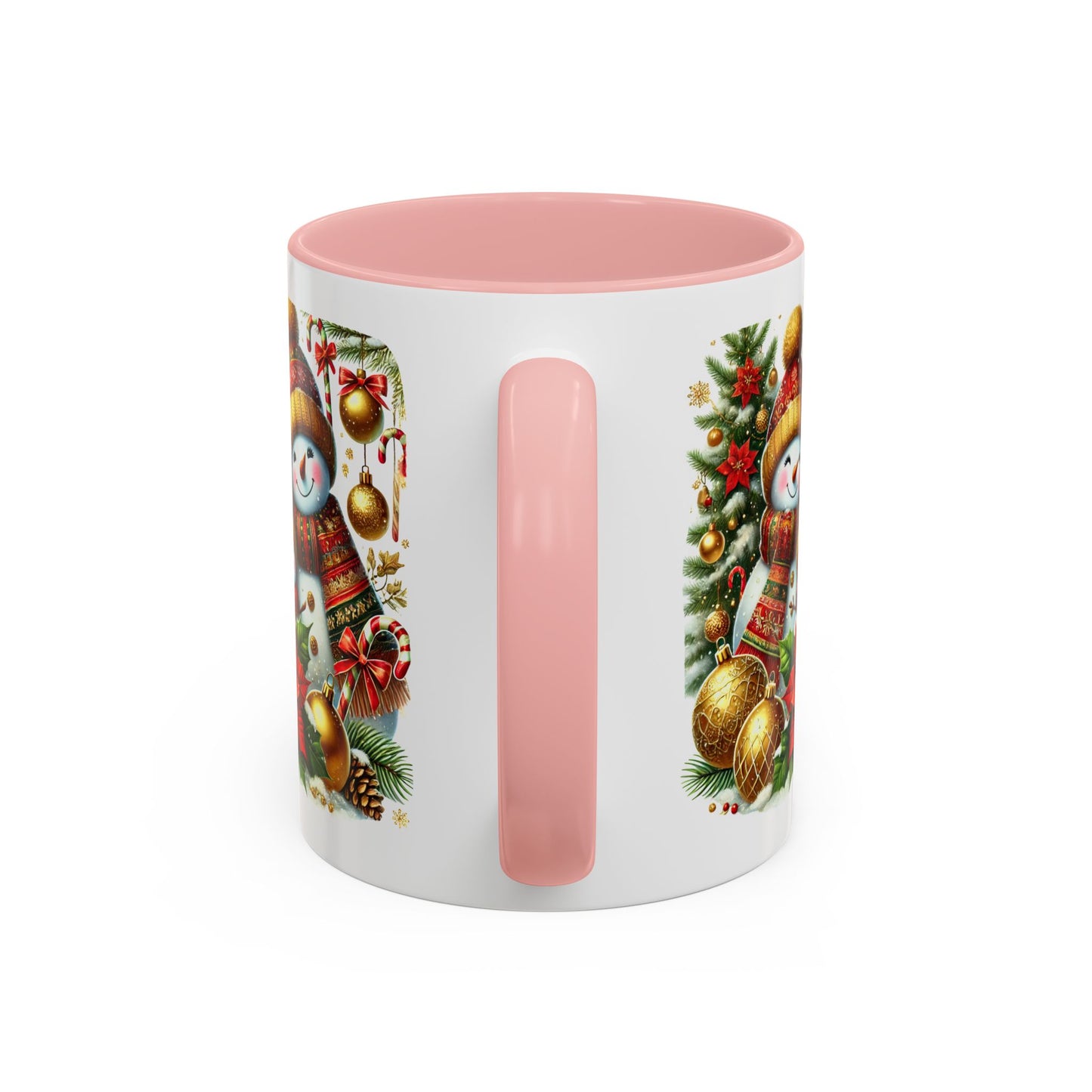 Christmas Mug - Gold Snowman Family 2