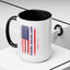 4th of July Mug - Happy Birthday America Flag
