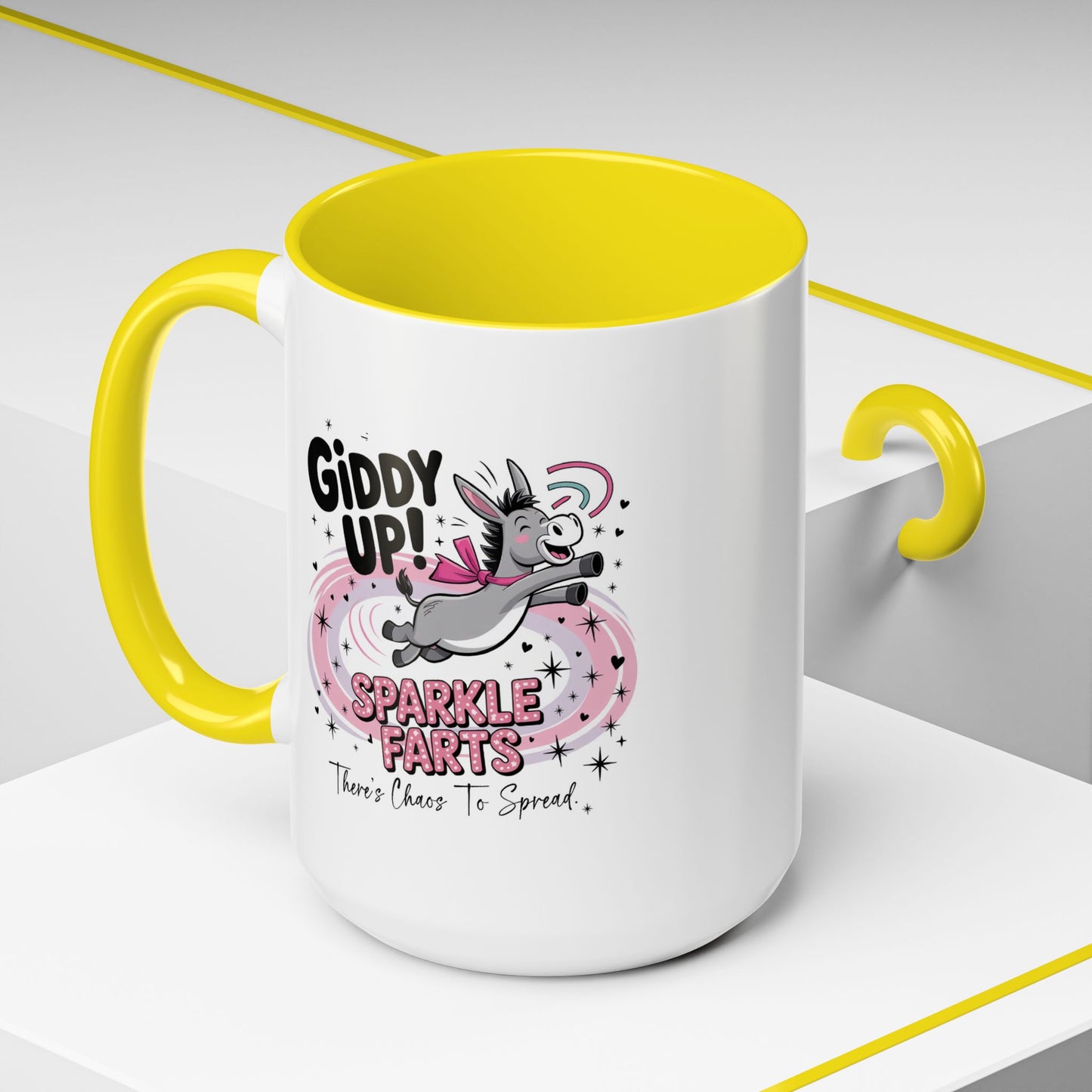 Humor Mug - Giddy Up Sparkle Farts