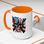 4th of July Mug - Skull With American Flag