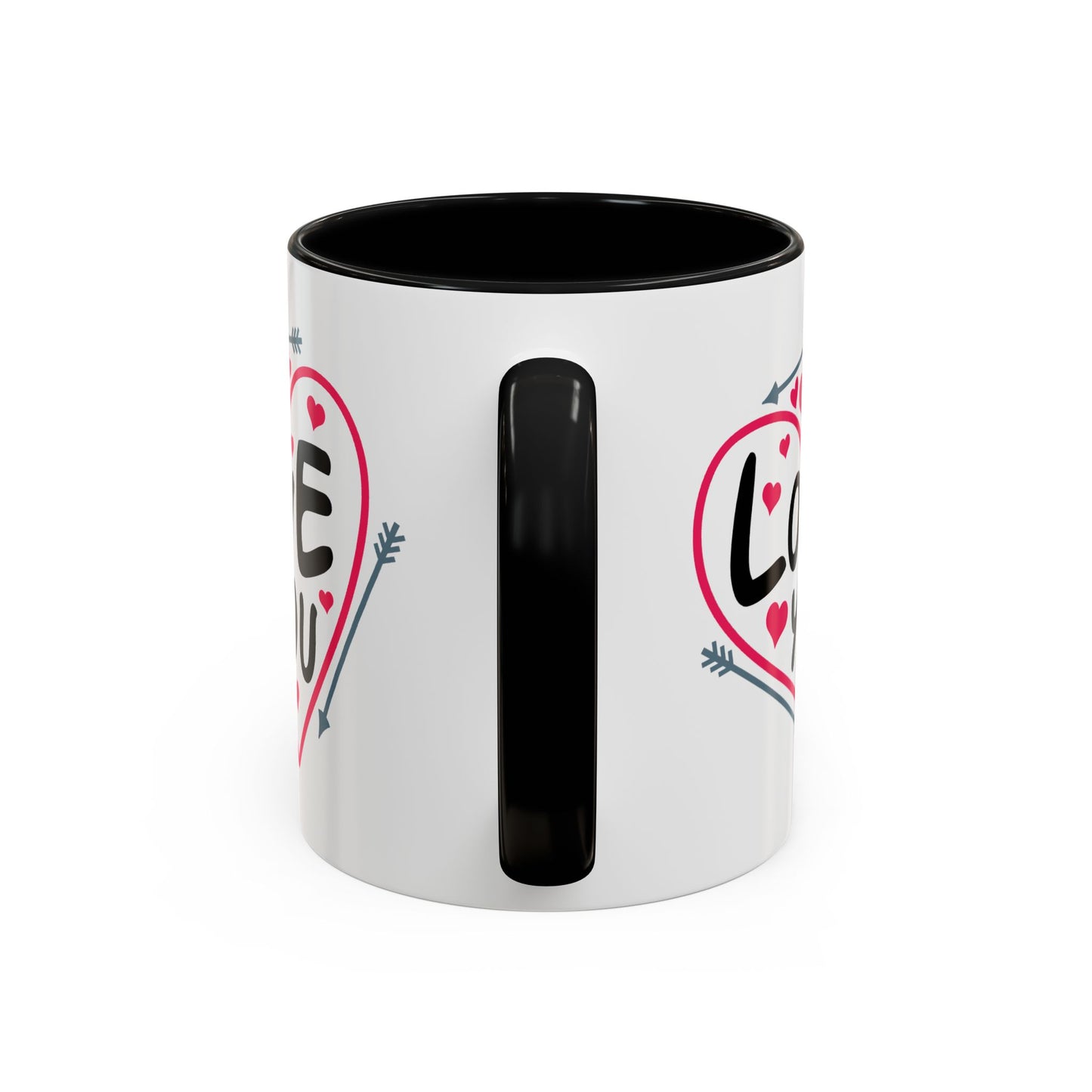 Valentine's Day Mug - Love You Heart Arrows