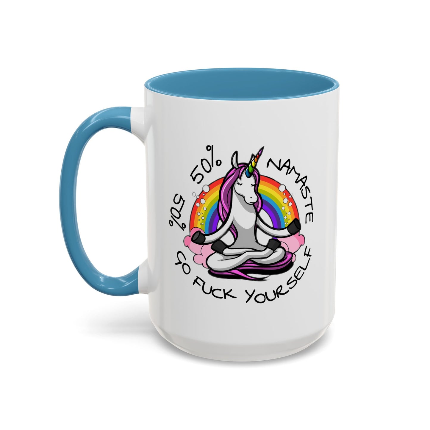 Adult Mug - 50% Namaste 50% Go Fuck Yourself