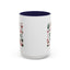 Christmas Mug - Merry Christmas Red White & Green Text Collage