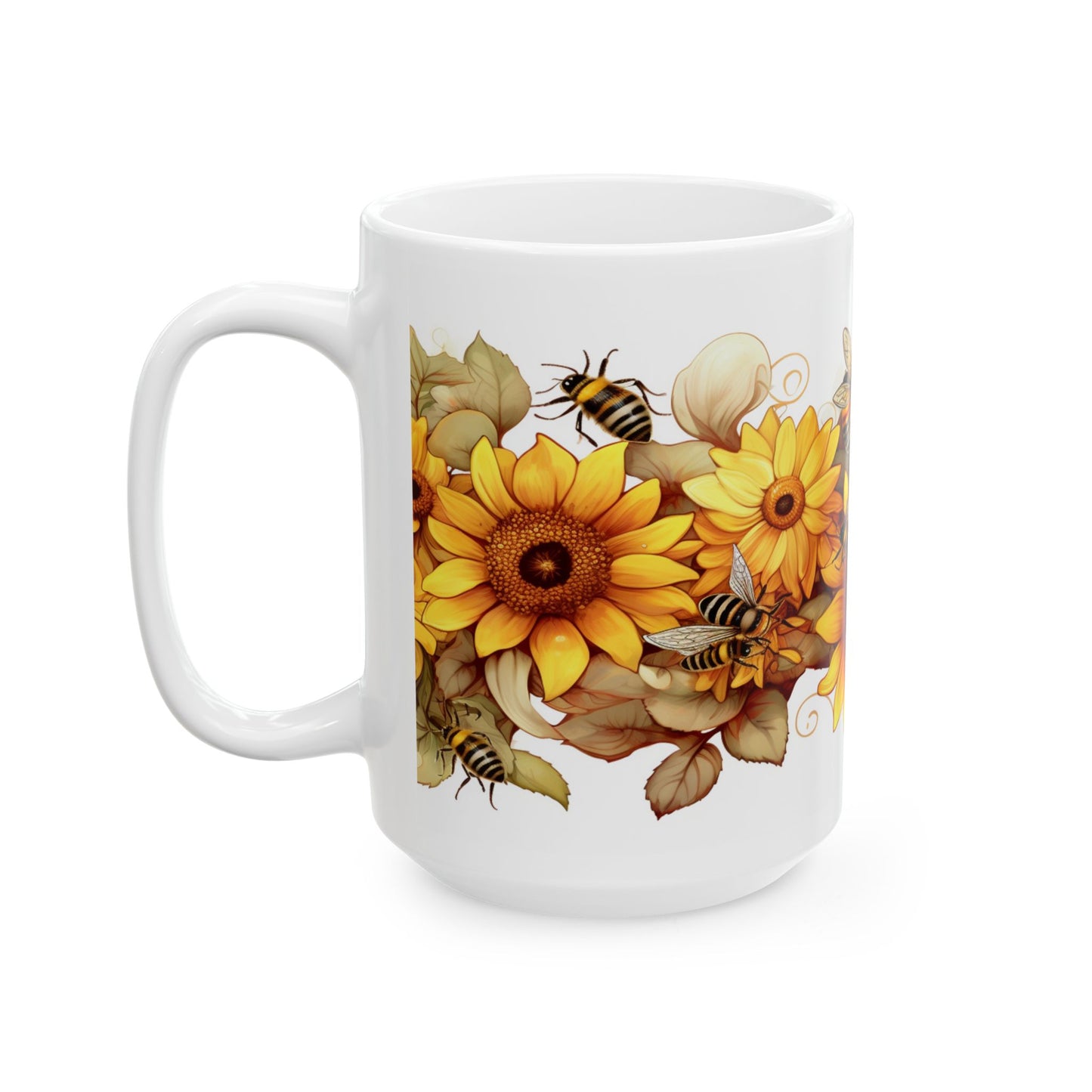 Artistic Mug - Flower Bees