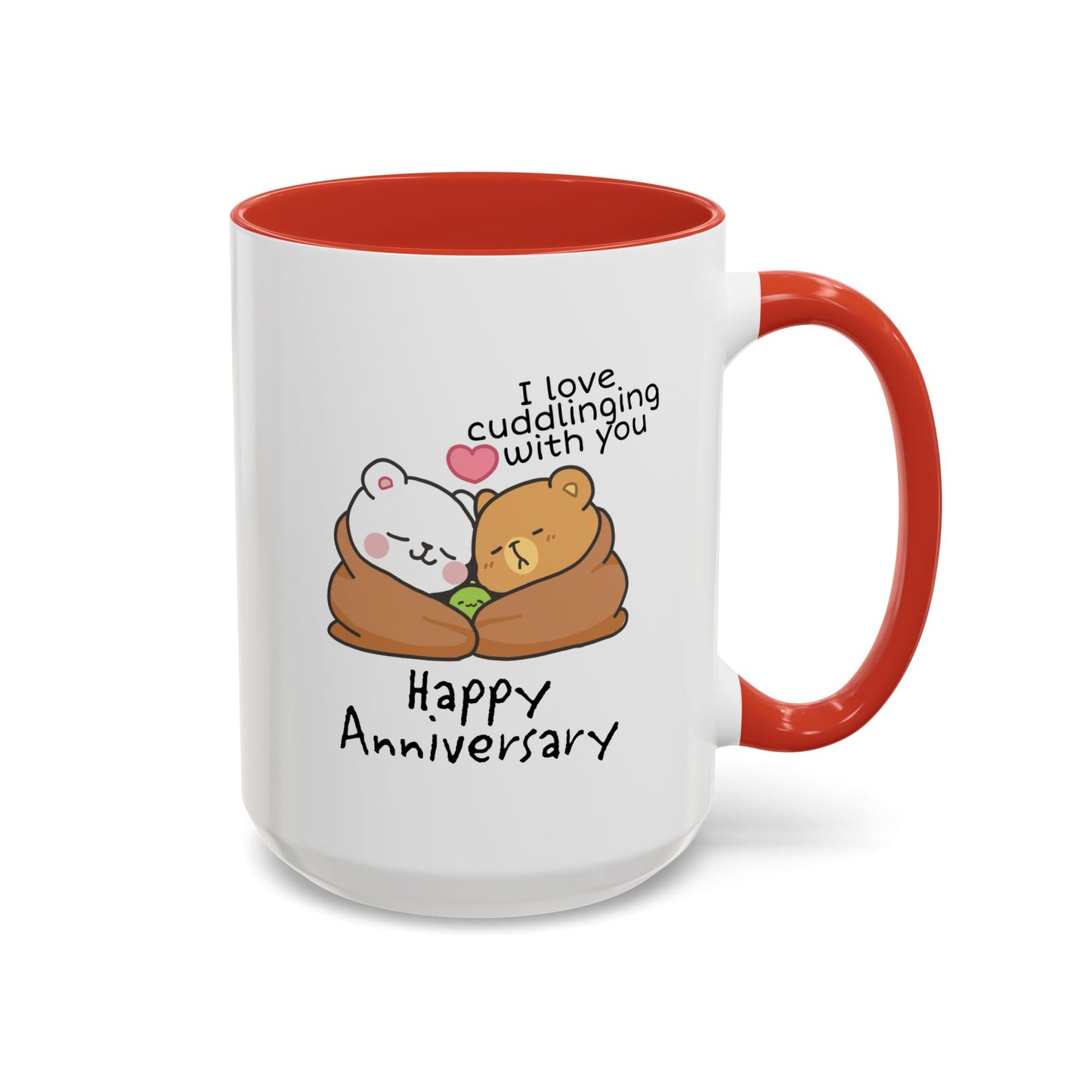 Anniversary Mug - I Love Cuddling With You