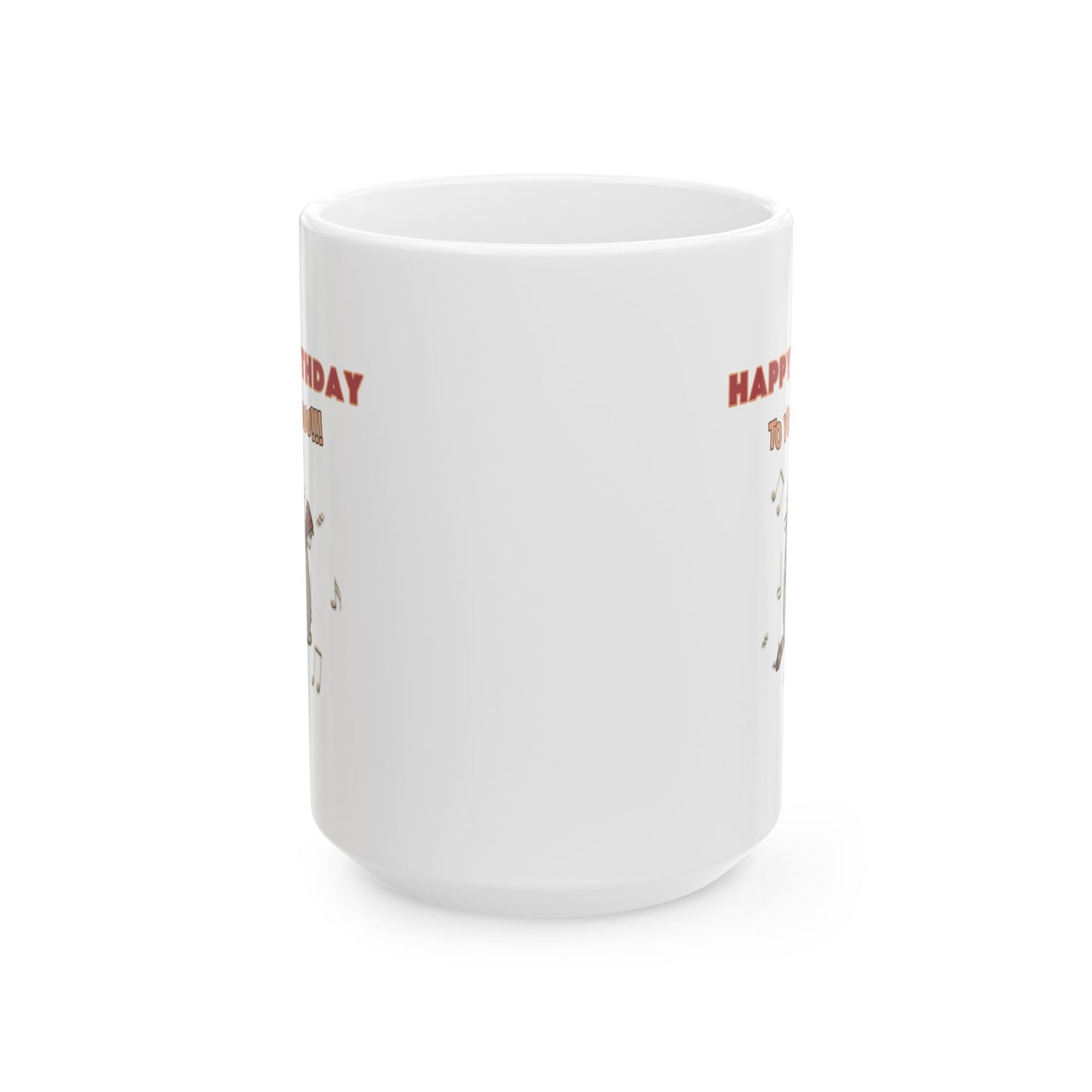 Birthday Mug - Happy Birthday Singing Cat