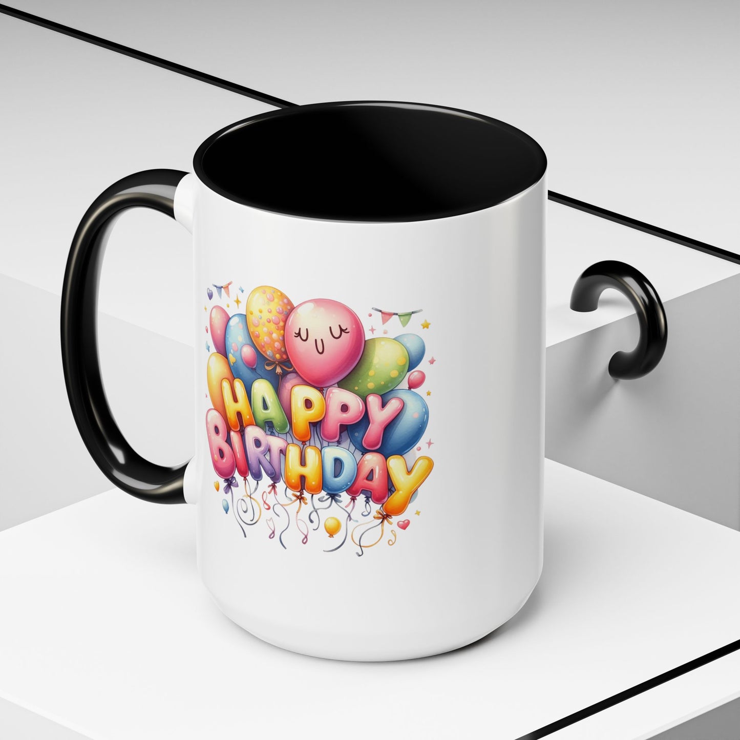 Birthday Mug - Happy Birthday Cute Balloon