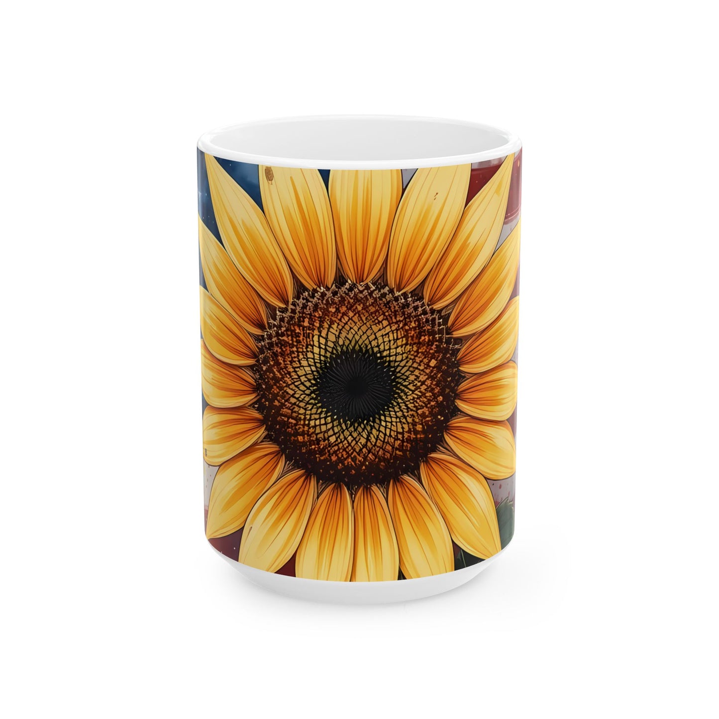 Artistic Mug - American Sunflower