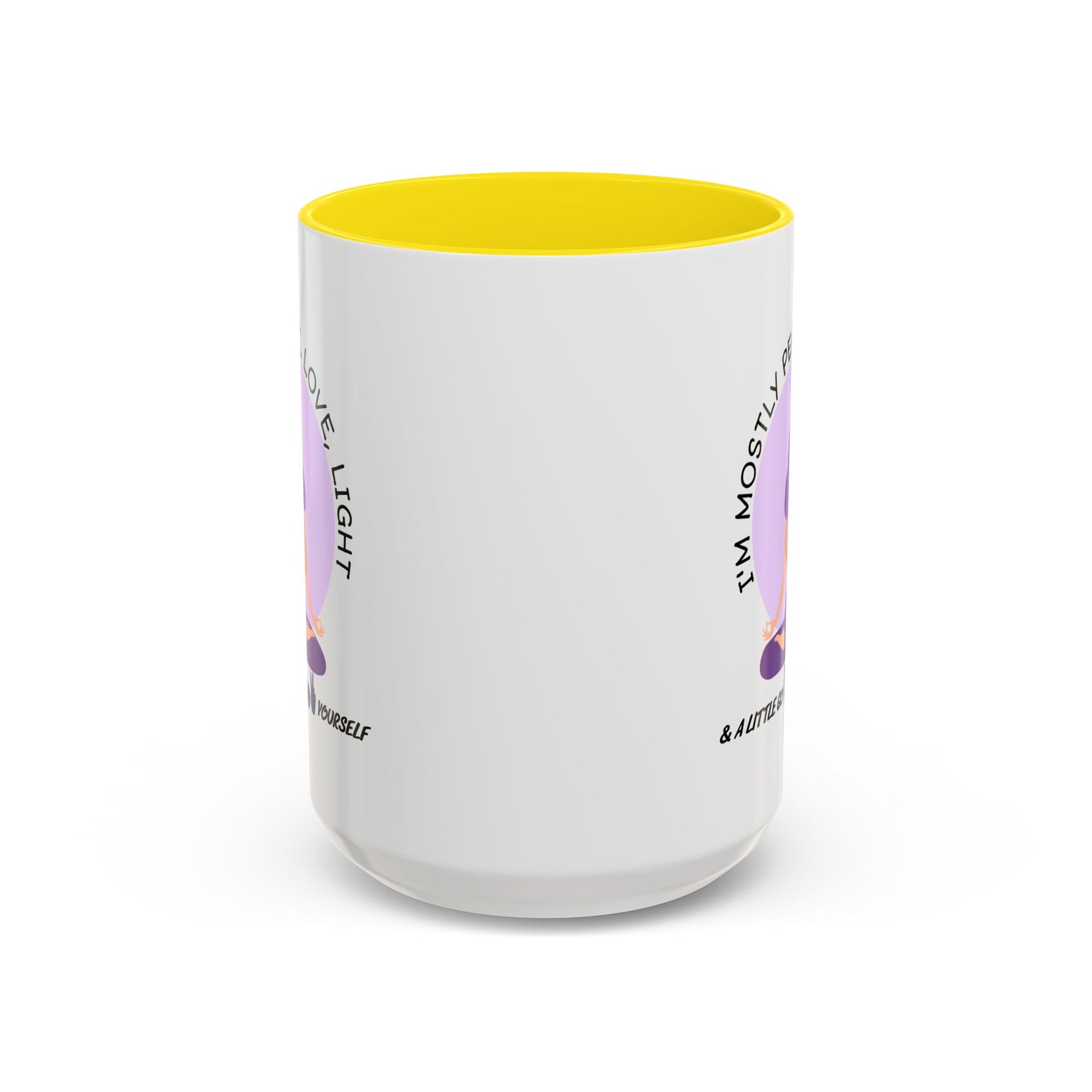 Adult Mug - I'm Mostly Peace, Love, Light