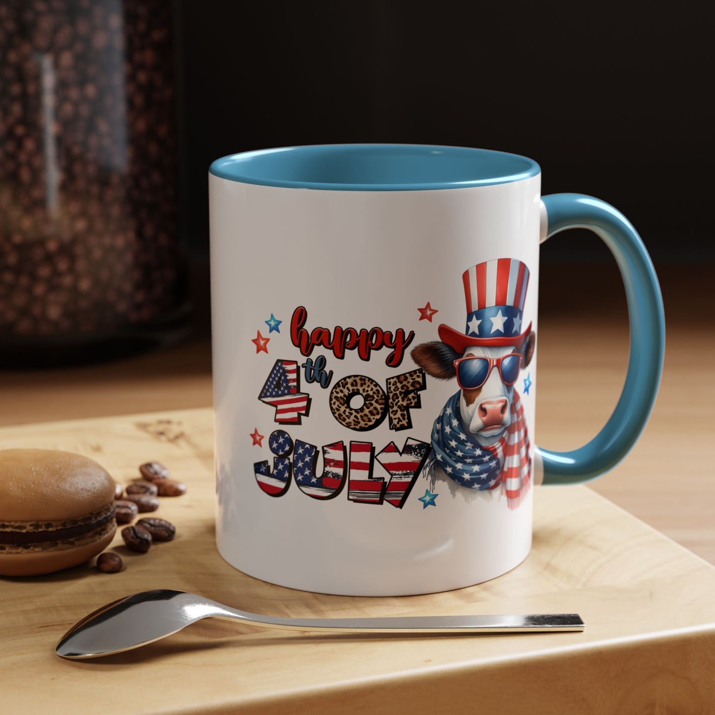 4th of July - Happy 4th of July Cool Cow