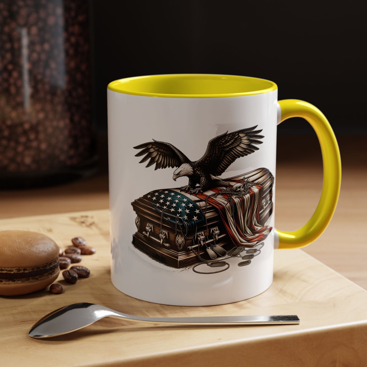 4th of July Mug - American Bald Eagle Fallen Soldier