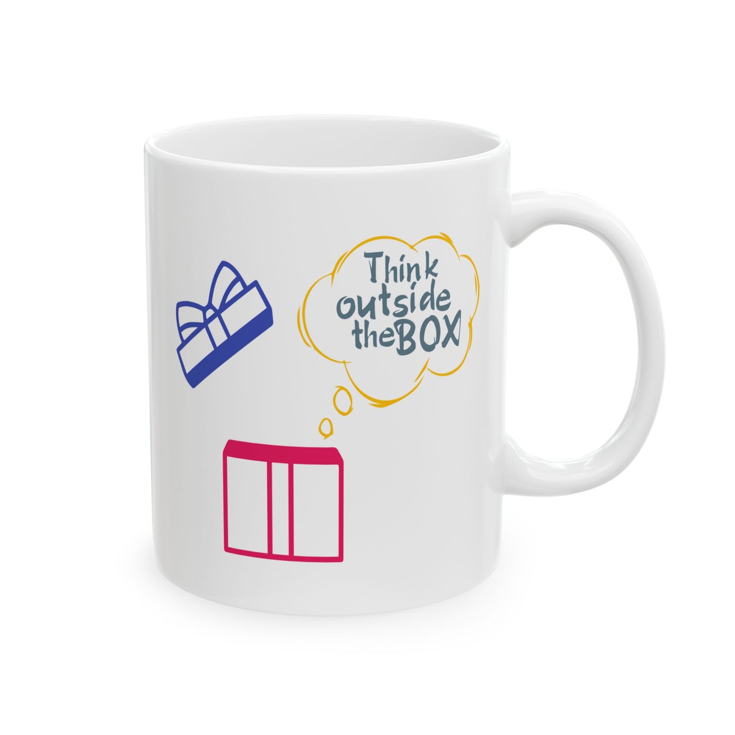 Motivation Mug - Think Outside The Box 2