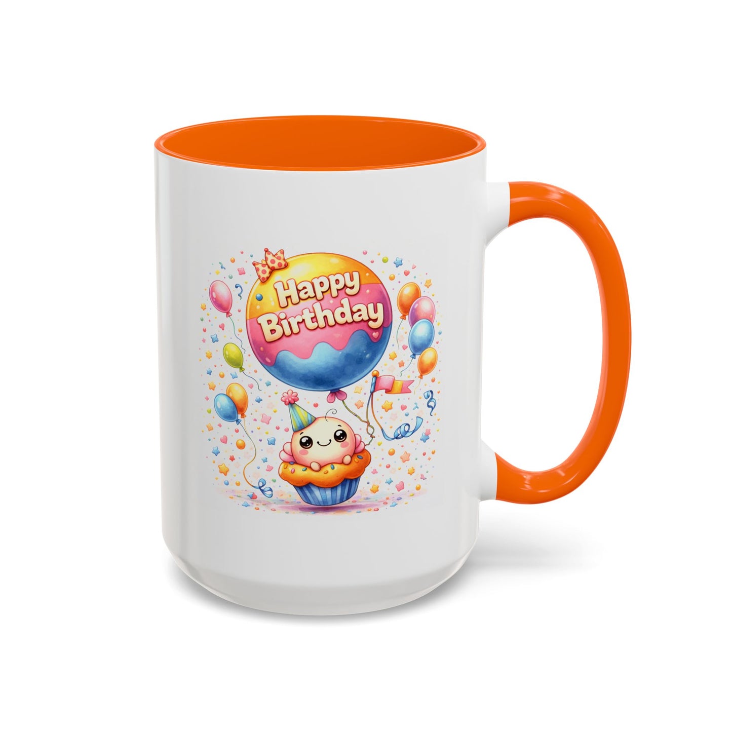 Birthday Mug - Cupcake Balloon