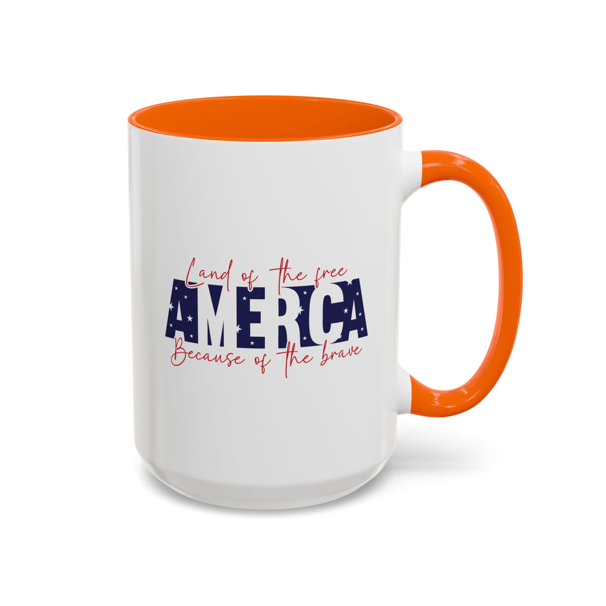 4th of July Mug - American Land of the Free Stars